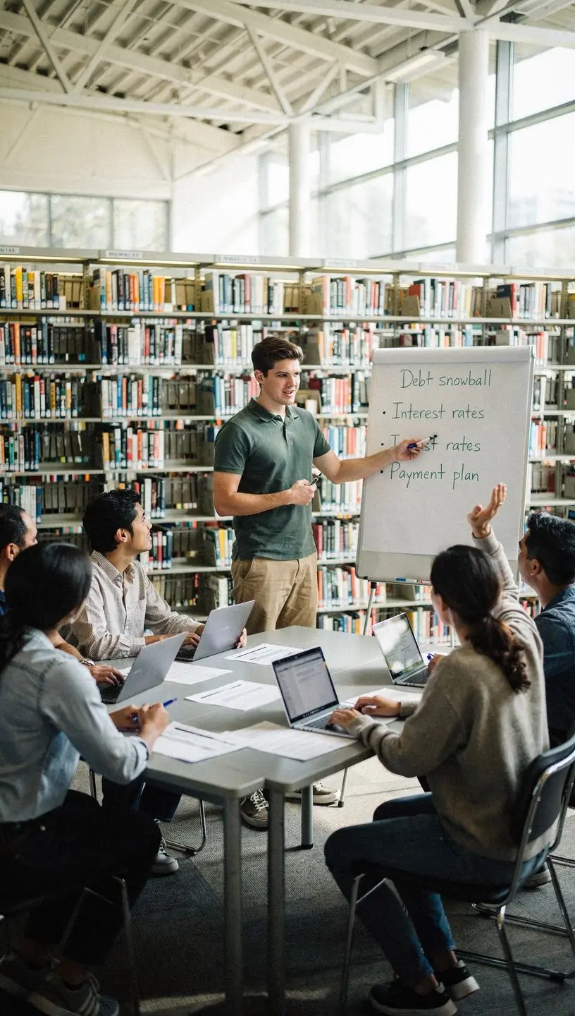 Laptopon megnyitott személyes pénzügyi blog oldal, olvasható cikkekkel.